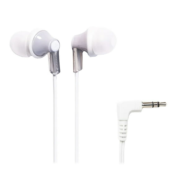 Panasonic ErgoFit Earphones, Neodymium Drivers, RP-HJE120 (Silver), RP-HJE120-S