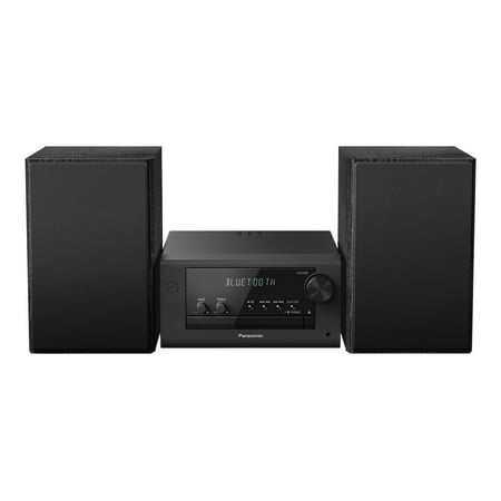 Panasonic - Stereo System with CD, Bluetooth and Radio, 80W - Black