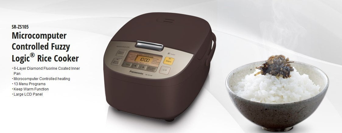 PANASONIC SR-ZS105 Electric Rice Cooker - Walmart.com