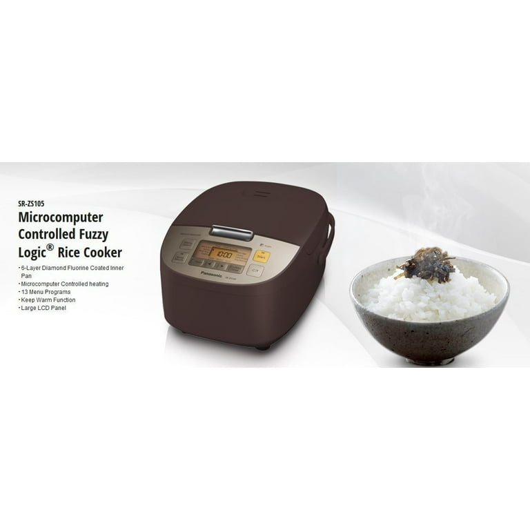 PANASONIC SR-ZS105 Electric Rice Cooker - Walmart.com