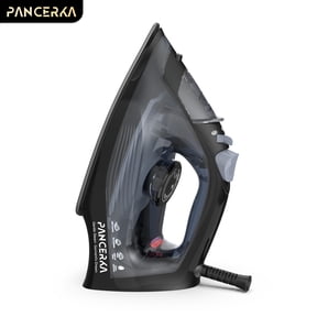 PANCERKA 1200W Steam Iron for Clothes with Adjustable Thermostat, Non-Stick Soleplate, Overheat Protection and Variable Steam Control, Powerful and Long-Lasting Steam for All Fabrics