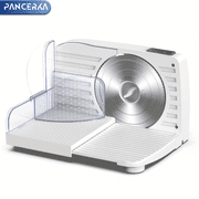 PANCERKA 1pc Electric Meat Slicer, 0-15Mm Adjustable Thickness, Suitable for Home And Commercial Use, Cutting Deli Food, Meat, Vegetables, Fruits, Lamb Slicer/Meat Cutter/Electric Bread Slicer/Meat S