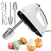 PANCERKA Electric Hand mixer - 7 Adjustable Speed 180W Handheld Mixer Electric Whisk with 5 Stainless Steel Accessories 2 Beaters, 2 Dough Hooks And 1 Whisk, storage box
