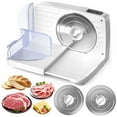 thumbnail image 1 of PANCERKA Meat Slicer Machine for Home Use with 2 Removable Stainless Steel Blades, Adjustable Thickness 0-15mm, 1 of 11