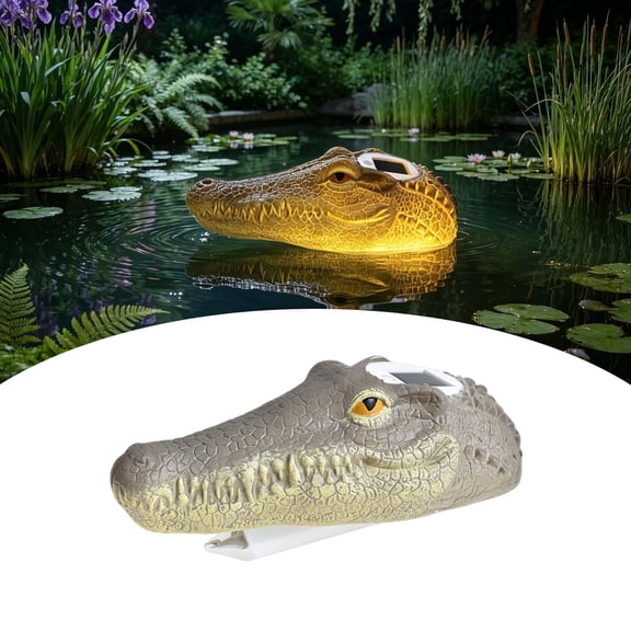 PANCHENH Solar Powered Floating Head Garden Lamp For Outdoors Yard Lighting