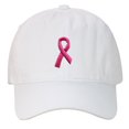 thumbnail image 1 of PANCHENH Unisex Breast Cancer Awareness Baseball Cap, Embroidered Pink Ribbon Logo, Adjustable Outdoor Sports Hat for Men and Women, 1 of 4