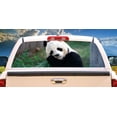 thumbnail image 1 of PANDA Rear Window Graphic back truck decal suv view thru vinyl, 1 of 3