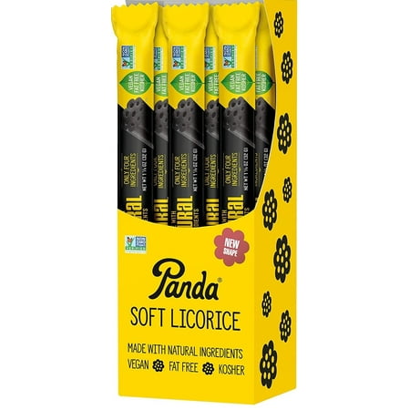 PANDA SOFT BLACK LICORICE BARS 1.1 Ounce - Pack Of 1
