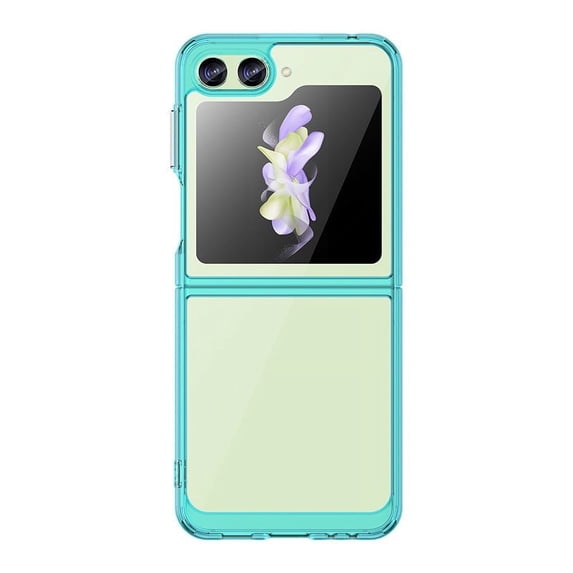 PANDACO Acrylic Mint Hard Clear Case for Samsung Galaxy Z Flip5