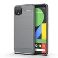 thumbnail image 1 of PANDACO Gray Brushed Metal Case for Google Pixel 4, 1 of 5