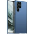 thumbnail image 1 of PANDACO Hard Shell Metallic Navy Case for Samsung Galaxy S22 Ultra, 1 of 2