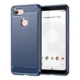 thumbnail image 1 of PANDACO Navy Brushed Metal Case for Google Pixel 3, 1 of 2