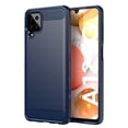 thumbnail image 1 of PANDACO Navy Brushed Metal Case for Samsung Galaxy A12, 1 of 3