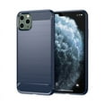 thumbnail image 1 of PANDACO Navy Brushed Metal Case for iPhone 11 Pro Max, 1 of 2