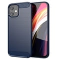 thumbnail image 1 of PANDACO Navy Brushed Metal Case for iPhone 12 Mini, 1 of 4