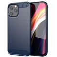 thumbnail image 1 of PANDACO Navy Brushed Metal Case for iPhone 12 Pro Max, 1 of 4