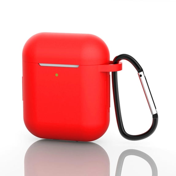 PANDACO Red Soft Case for AirPods Charging Case (1st/2nd Gen)