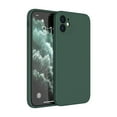 thumbnail image 1 of PANDACO Soft Shell Matte Forest Green Case for iPhone 12 Mini, 1 of 3