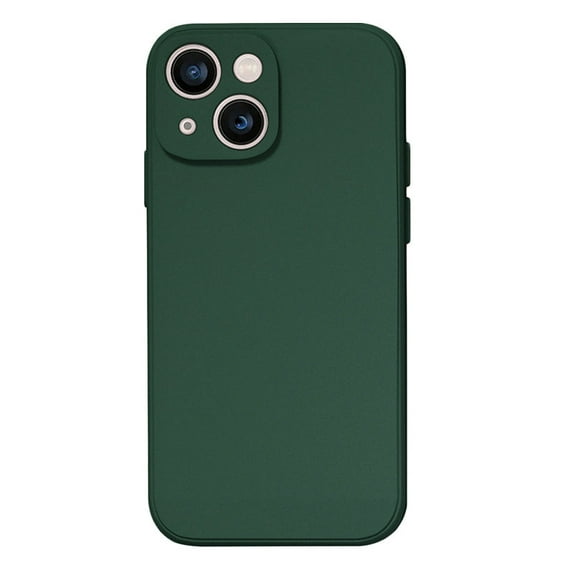 PANDACO Soft Shell Matte Forest Green Case for iPhone 13