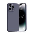 thumbnail image 1 of PANDACO Soft Shell Matte Lavender Gray Case for iPhone 15 Pro, 1 of 5