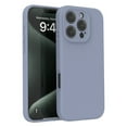 thumbnail image 1 of PANDACO Soft Shell Matte Lavender Grey Case for iPhone 16 Pro Max, 1 of 3