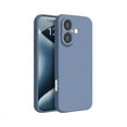 thumbnail image 1 of PANDACO Soft Shell Matte Lavender Grey Case for iPhone 16, 1 of 3