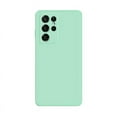 thumbnail image 1 of PANDACO Soft Shell Matte Mint Blue Case for Samsung Galaxy S22 Ultra, 1 of 3