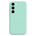 thumbnail image 1 of PANDACO Soft Shell Matte Mint Blue Case for Samsung Galaxy S23+, 1 of 2