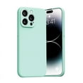 thumbnail image 1 of PANDACO Soft Shell Matte Mint Blue Case for iPhone 14 Pro, 1 of 5