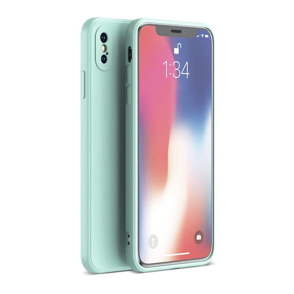 PANDACO Soft Shell Matte Mint Blue Case for iPhone XS Max