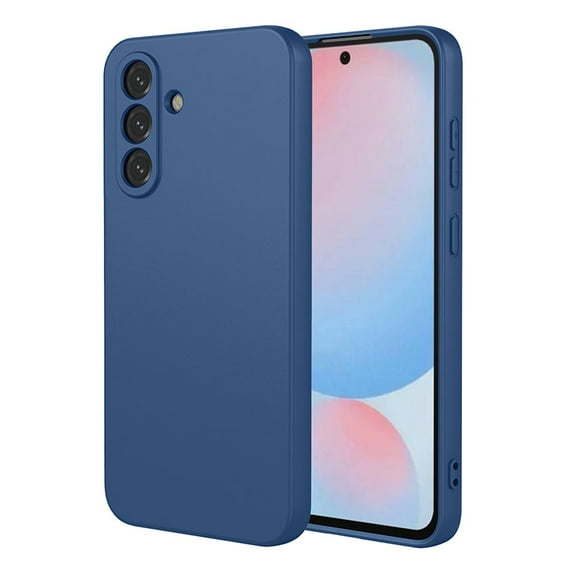 PANDACO Soft Shell Matte Navy Case for Samsung Galaxy A36