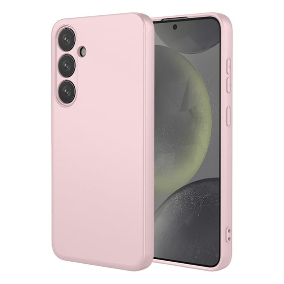 PANDACO Soft Shell Matte Pink Case for Samsung Galaxy S23 FE