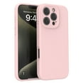 thumbnail image 1 of PANDACO Soft Shell Matte Pink Case for iPhone 16 Pro, 1 of 3