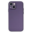 thumbnail image 1 of PANDACO Soft Shell Matte Violet Case for iPhone 15 Plus, 1 of 3