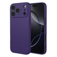 thumbnail image 1 of PANDACO Soft Shell Matte Violet Case for iPhone 17 Pro, 1 of 2