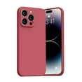 thumbnail image 1 of PANDACO Soft Shell Matte Wine Red Case for iPhone 14 Pro, 1 of 5