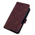 thumbnail image 1 of PANDACO Wine Suede Wallet Case for iPhone 15 Pro Max, 1 of 4