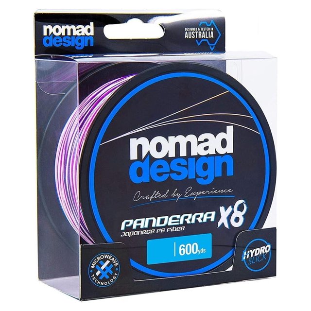 PANDERRA Cyan Blue X8 Braid, Premium Blue PE Fiber Fishing Line with
