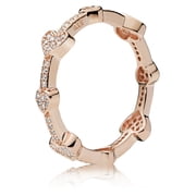 PANDORA Alluring Hearts Ring Size 56 - 187729CZ-56