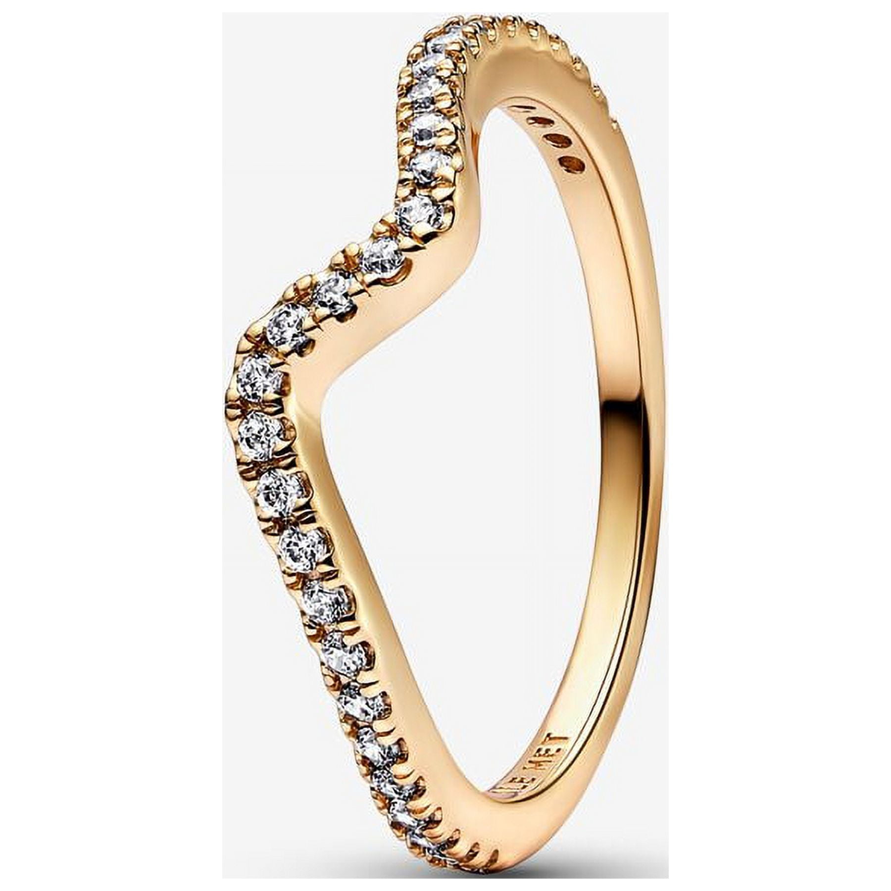 Anillo Pandora Onda Brillante 182539C01-54 - Imagen 3 de 3