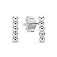 thumbnail image 1 of PANDORA Beaded Sterling Silver Stud Earrings - 298359, 1 of 1