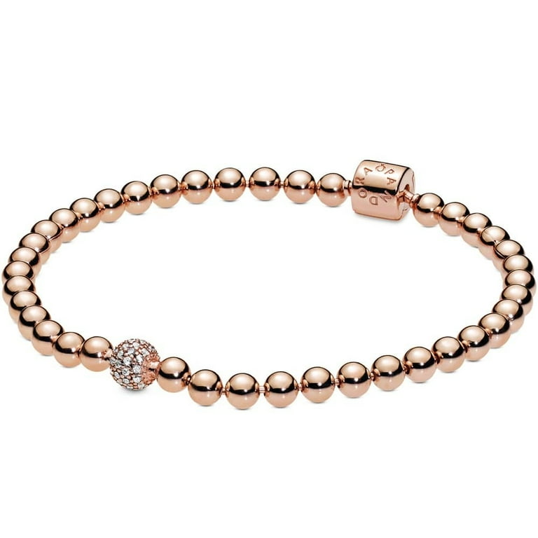 PANDORA Beads & Pave Bracelet ブレスレット 17cm 598342CZ-17 PANDORA Beads & Pave Bracelet - 588342CZ-17 - Walmart.com