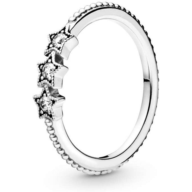 Pandora moon online and star ring