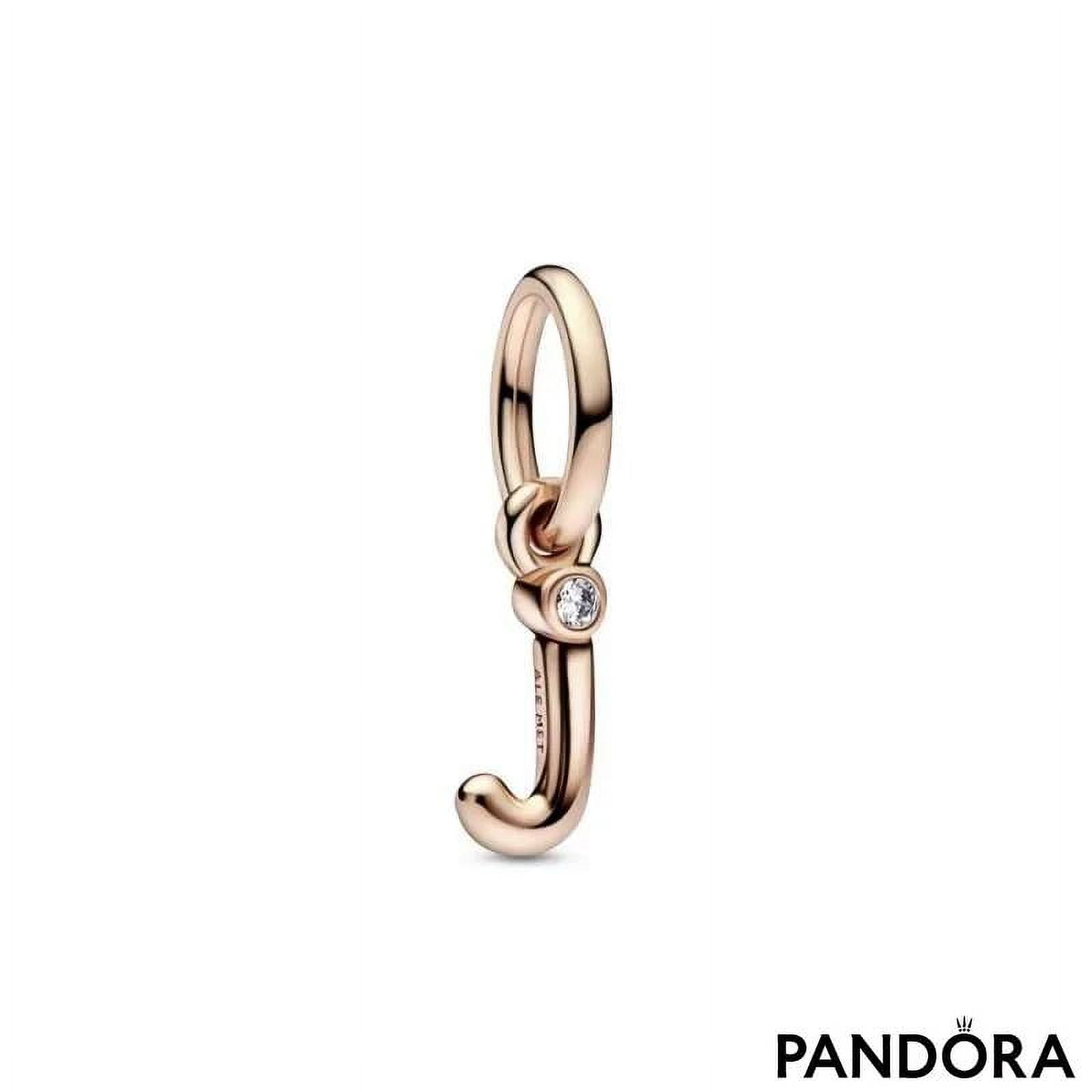 Pandora Letra J Escritura Alfabeto Cuelga Dije - Imagen 3 de 3