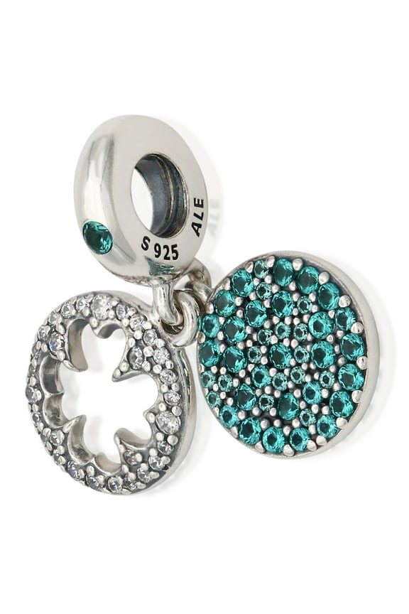 Dazzling Clover Dangle Charm