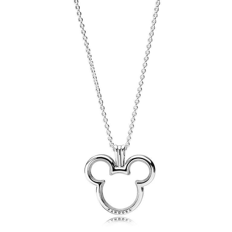 Snake Chain Necklace Pandora Mickey Mouse Disney Locket Pandora - Main Image