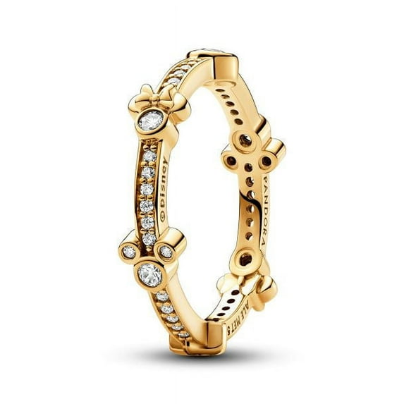 Pandora Disney Mickey Mouse & Minnie Mouse Sparkling Eternity Ring