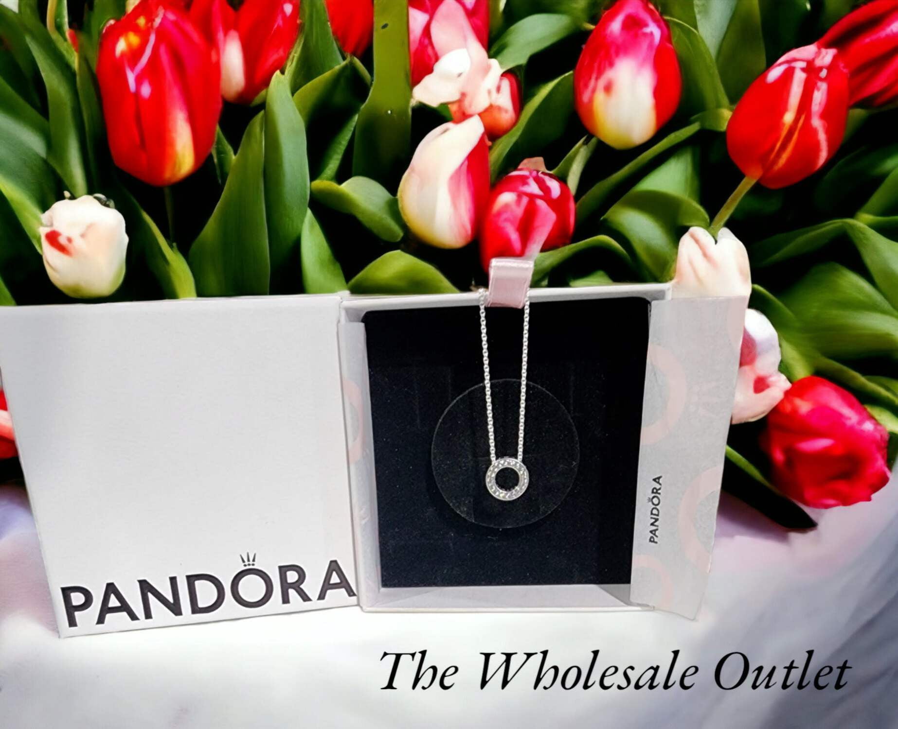 PANDORA Hearts of PANDORA Necklace - 397436CZ-45 - Walmart.com