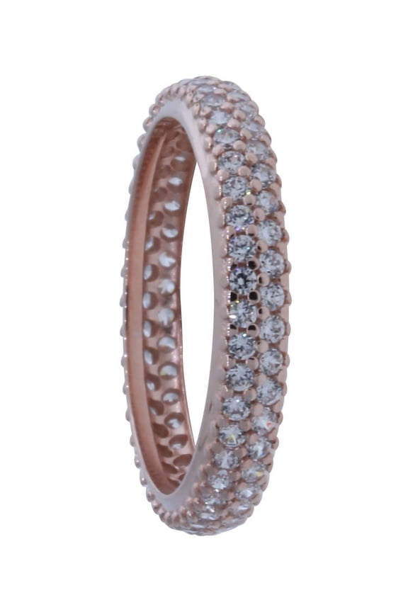 Jewelry Inspiration Within Cubic Zirconia Ring in Rose, Size 7