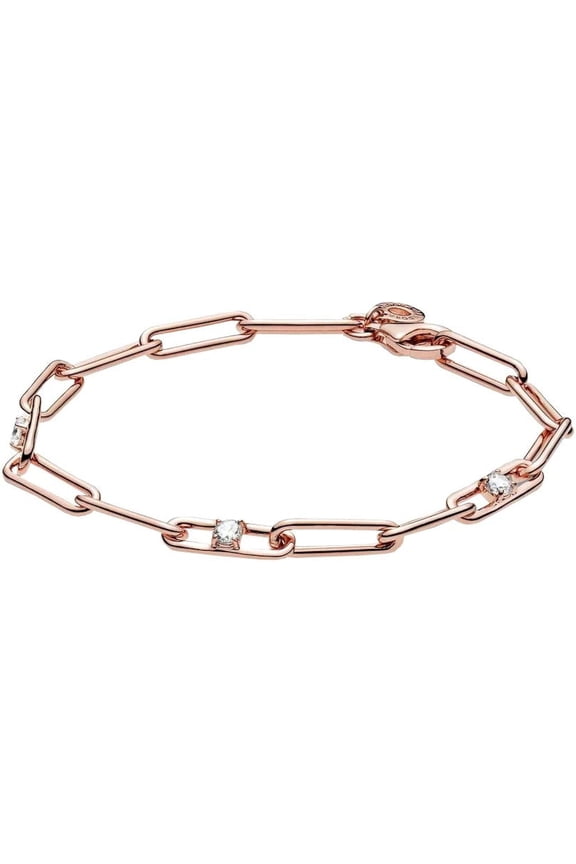 Link Chain & Stones Bracelet